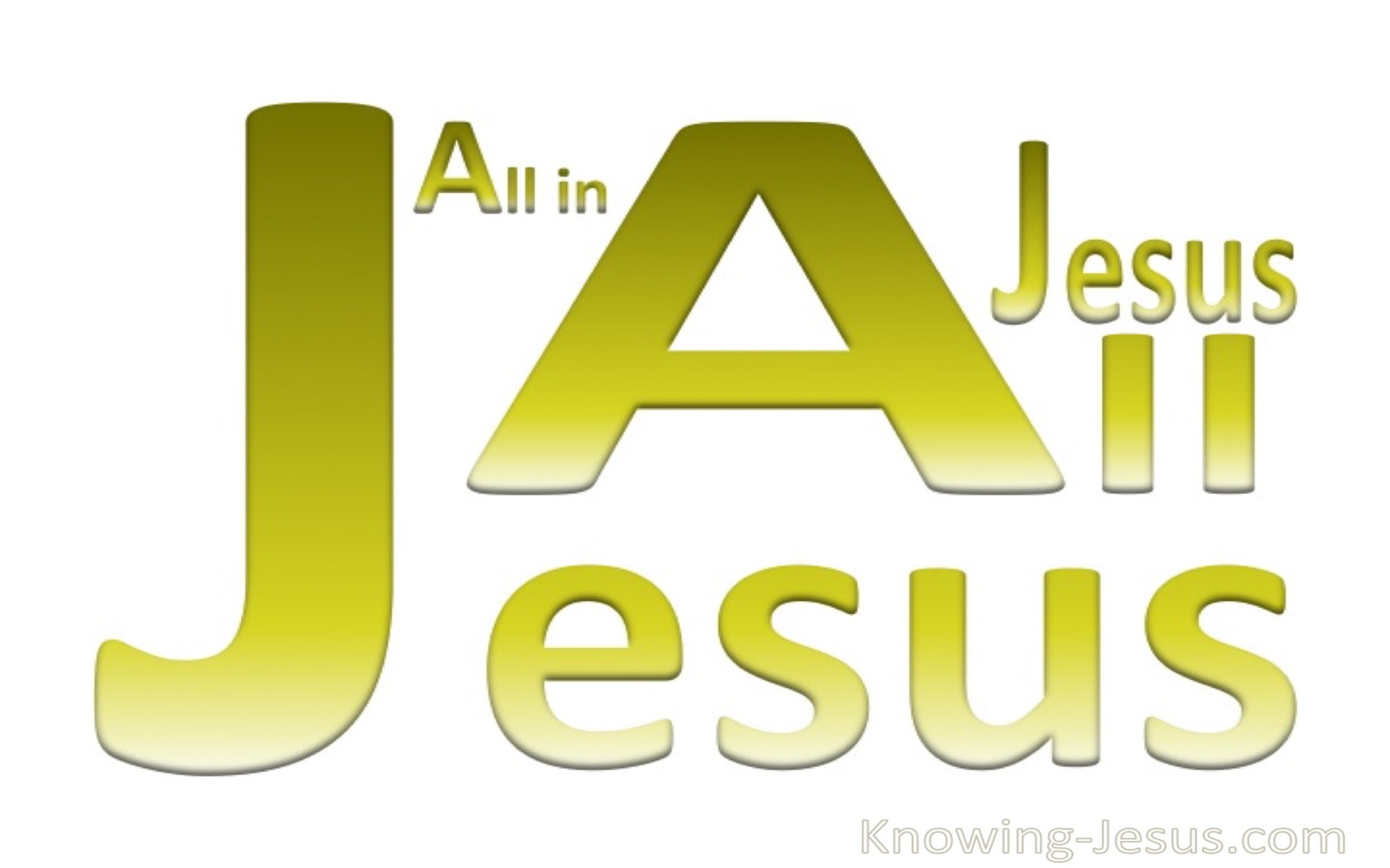 JESUS - All In All (white)